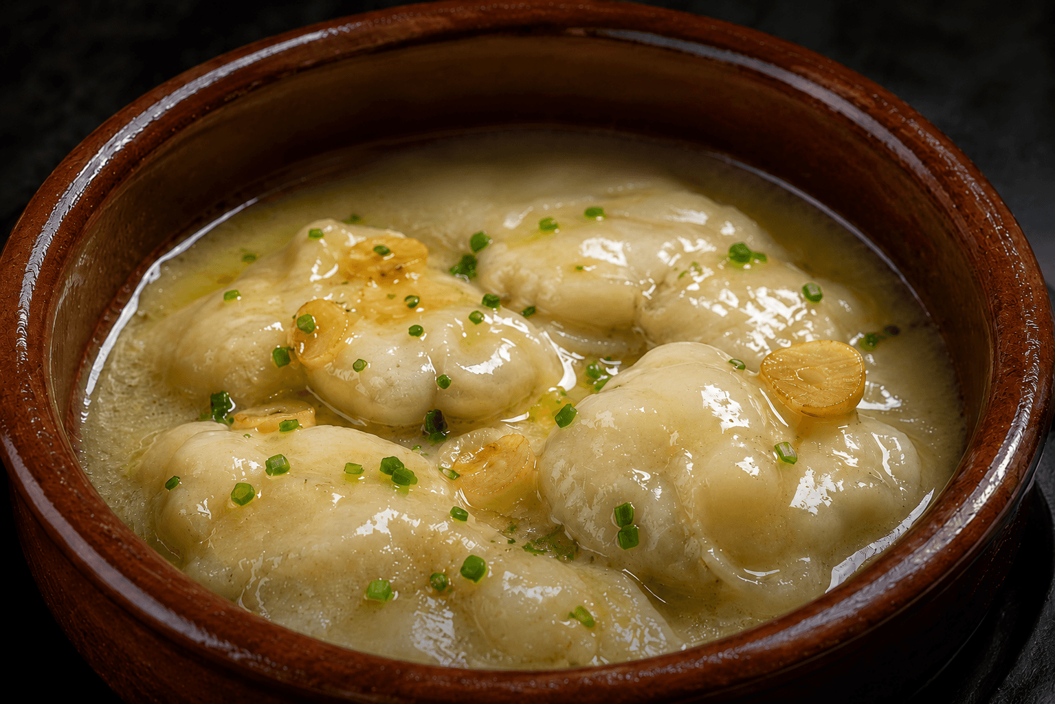 Kokotxas de bacalao al pil-pil
